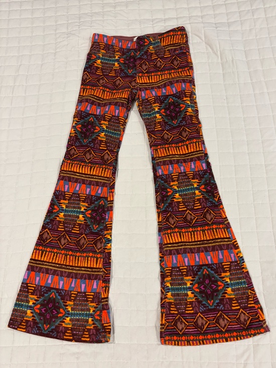 We The Free Pants - We The Free Printed Corduroy Pull-On Flare Pants Women’s US 29